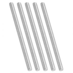 PATIKIL 3/8"-16 UNC Tige Entièrement Filetée en Acier Inoxydable 304, 5Pcs 150mm Longueur Vis Filetée Longue Filetage à Droite Tige Filetée pour Boulons d'Ancrage Colliers Boulons en U (PATIKIL UK, neuf)