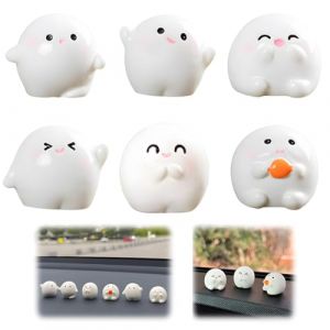 Lot de 6 Accessoires de Voiture Mignon Anime pour Tableau de Bord R&eacute;troviseur et Tableau de Bord D&eacute;coration de Studio Ghibli D&eacute;coration Amusante pour R&eacute;troviseur de Voiture (QUQU JIANING, neuf)