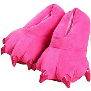 YILANLAN Pantoufles femmes Pantoufles griffes Pantoufles mignonnes Pantoufles dessin anim&eacute; Pantoufles animaux Pantoufles d'hiver (35/39, rose Red, numeric_35) (YILANLAN, neuf)