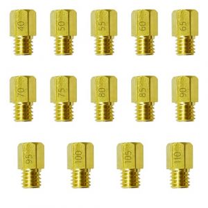 YGQ Gicleur Carburateur Gicleur Principal pour Mikuni VM TM Large Hex VM4/042 (#40 - #110) (YGQ Parts and More, neuf)