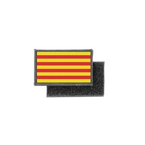 Patch ecusson imprime badge drapeau catalogne catalan (Akachafactory, neuf)