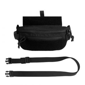 Sacs Banane Militaire Homme, Sacoche Ceinture Tactique Étanche en Nylon, Sangle Amovible, Montable sur Le Gilet, Pochette pour Randonnée Chasse Voyages Trekking Camping (Voda FR, neuf)