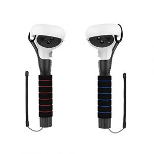 Linkidea Extension &agrave; deux mains compatible avec les contr&ocirc;leurs Meta/Oculus, Quest, Quest 2 ou Rift S pour la plupart des jeux VR (1 paire) (LinkideaEU, neuf)