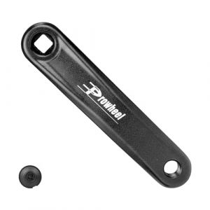 MEGHNA Manivelle de v&eacute;lo gauche - Manivelle en aluminium de qualit&eacute; sup&eacute;rieure avec trou carr&eacute; (152/165/170 mm) - Universel pour v&eacute;lo de ville, v&eacute;lo de trekking, VTT, v&eacute;lo &eacute;lectrique (manivelle 152 mm (MEGHNA-EUROPE, neuf)