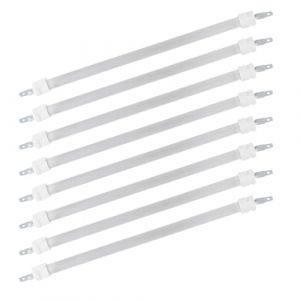 Veemoon 8 Pi&egrave;ces Tubes Chauffants Quartz C&eacute;ramique &Eacute;l&eacute;ment Chauffant &Eacute;lectrique Uniforme pour Radiateurs Infrarouges et Chauffages Espace Compatible avec Fours &Eacute;lectriques et Appareils de (Quiet Window, neuf)