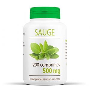 Sauge - 500 mg - 200 comprim&eacute;s (123PLANTES, neuf)