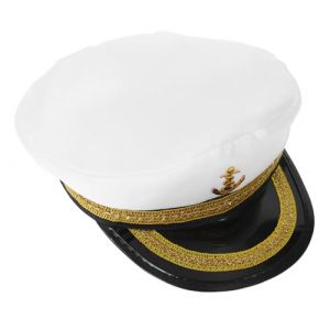minkissy 2 Pi&egrave;ces Chapeau de Chapeau de Marin pour Costume F&ecirc;te et Voyage Accessoire de Cosplay pour &Acirc;ges (Master Self, neuf)