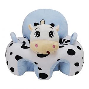 50X50CM Canapé Bébé Siège de Soutien pour Bébé Chaise d'Apprentissage Confortable Doux Moelleux Siège de Soutien au Sol Adapté aux Nouveau-Nés (Bétail) (PennyUK, neuf)