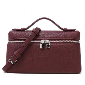 Rejolly Petit sac à bandoulière pour femme avec poignée sur le dessus, sac à main de créateur, sac à main silencieux en cuir de luxe tendance, bordeaux (fleeting time6, neuf)