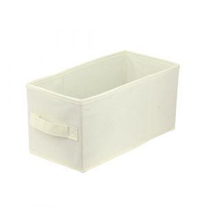 lavita avita Bo&icirc;te de rangement en tissu | Bo&icirc;tes de rangement pliantes 15 x 31 x 15 cm | Tiroir Bo&icirc;te de rangement Tiroir | Syst&egrave;mes de rangement pour les v&ecirc;tements | 1 pi&egrave;ce (cr&egrave;me) (DOMINO-TRADE, neuf)