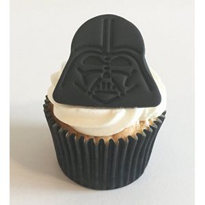 6 Sugar Star Wars Darth Vaders- Made with Love & Imagination in the UK! (Beautiful Baking, neuf)