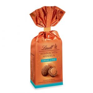 Lindt Chocolat de No&euml;l, amandes et sel - Sachet de 100 g - Cadeau de No&euml;l (Warenhaus Ebeling, neuf)