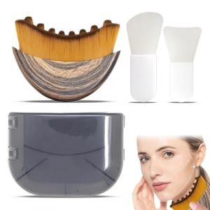 DULZEN Brosse lymphatique visage Brosse De Massage Faciale Pour Massage Du Visage Et Nettoyage De La Peau Brosses Visage Douce Brosse Douce Nettoyante Visage (mengogua, neuf)