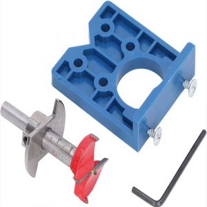 Fongmore 35mm modèle de positionneur de trou d'armoire de porte 35mm réglable Forstner foret charnière poinçon perçage rail de guidage positionneur charnière ouvre - trou positionneur pince Kit (FongmoreUK, neuf)