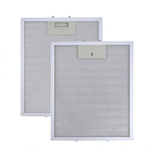 Lot de 2 filtres à graisse en aluminium de 30 cm x 25 cm pour hotte aspirante ou la plupart des hottes de cuisine (guangzhou kingsbon, neuf)