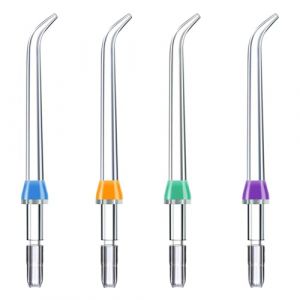 IKOPFLN Kit de 4 Embouts Jet Dentaire Haute Pression Compatibles avec Waterpik WP-100, WP-660 et Autres Modèles, Embouts de Rechange Haute Pression Classique pour Hydropulseur Dentaire sans Fil Plus (IKOPFLN, neuf)