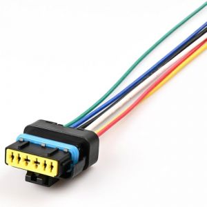 Connecteur de Faisceau de C&acirc;bles de Feu Arri&egrave;re, 28cm Prise Femelle de Connecteur de Faisceau &agrave; 6 broches, C&acirc;ble de Connecteur Filaire Compatible avec Clio MK3, Clio 3 Phase 1/2, Nissan Micra K12 (Haibo CuiUKShop, neuf)