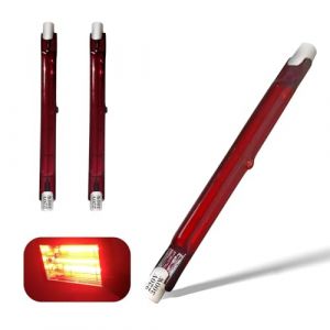 Ampoule Halogène R7S 118mm 300W, J118 Ampoule Halogène Linéaire Double Extrémité 220V, 300Lm, Ampoule Chauffage Infrarouge R7S 300W Dimmable, Tubes Halogène Quartz, Sans Scintillement, 3 Paquets (XALDSMYXGS, neuf)
