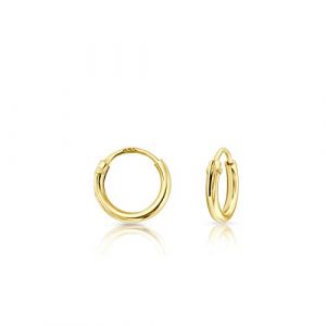 Boucle d'oreille Anneau - Anneaux Boucles d'oreilles - Boucle d oreille Creole Argent 925 - Boucles d'oreilles Enfant - Boucle d oreille Plaque Or - Boucle d oreille Or - Créole Homme - Creoles Enfant (DTPSilver, neuf)
