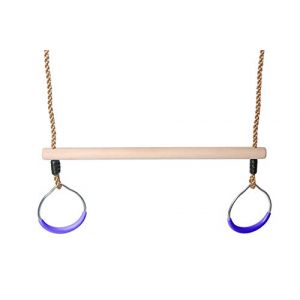 OTITU Anneaux d'escalade pour Enfants pour Balançoire De Jardin Enfants, Balançoire De Jeu Balançoire - Anneaux De Gymnastique en Corde pour Enfants Anneaux De Gym Bleu (OTITU, neuf)