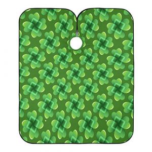 Motif De Feuilles De Tr&egrave;fle Vertes Cape De Coupe Antistatique Blouse Coiffeur Accessoires Cape De Cheveux Pour Salon Barber Instituts De Beaut&eacute; 140X168Cm (guangzhouhongchenmaoyishanghanggerenduzi, neuf)