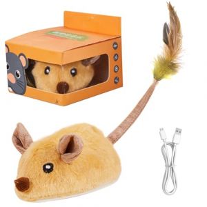 Jouets interactifs pour chats Led Chat Souris Jouets Rechargeables par USB avec D&eacute;tecteur de Mouvement Souris Vivace Mobile Chat Jouet pour Chat d'int&eacute;rieur Tuer l'ennui et l'entra&icirc;nement | Jouets (JLqcypccp, neuf)