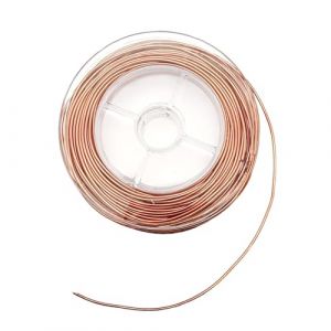 JZK Bobine de fil de cuivre émaillé de 10 m d'épaisseur de 1 mm, fil de laiton isolé pour électro-aimant, enroulement de moteur, agents, enroulement de bobine et transformations. (Union Max, neuf)