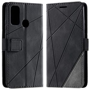 Vankii Coque pour Huawei P Smart 2020, Rabat Portefeuille de Protection Cuir PU Etui, Slim Silicone TPU Bumper Magn&eacute;tique Housse, Flip Porte Cartes avec Fonction Support Cover Antichoc Case (Le Noir) (Vankii EU Store, neuf)