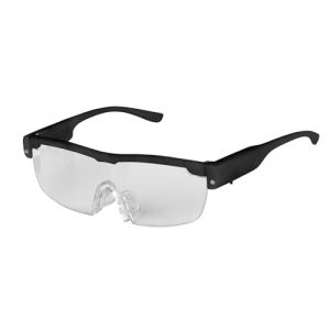 EASYmaxx Lunettes grossissantes LED | Vision claire avec grossissement de 160 %, lumière LED | Idéal pour les travaux fins, la couture, le bricolage, le modélisme, etc. | Portables sur presque toutes (DS e-Sales GmbH, neuf)