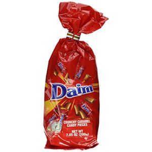 Daim Lot de 3 sachets de chocolat Daim emballés individuellement, 200 g (MB Asinas, neuf)