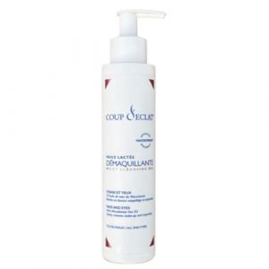 COUP D’ÉCLAT® - HUILE LACTÉE DÉMAQUILLANTE – 200 ML (Le Comptoir Santé, neuf)