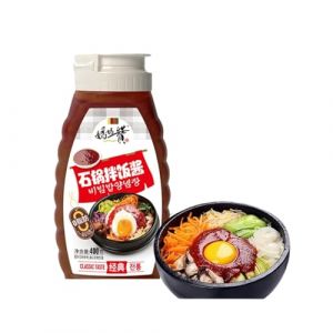 Lunaeturn Sauce Cor&eacute;enne pour Bibimbap 400g &ndash; Douce Aigre Savoureuse & &Eacute;pic&eacute;e Sauce et Id&eacute;ale pour Riz Nouilles L&eacute;gumes et Plats Cor&eacute;ens (YueHuiui SHOP, neuf)