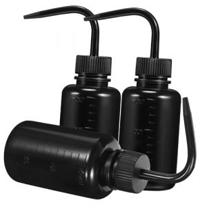 WRITWAA 3 Pièces Pissette En Plastique Vide Arrosage Bouteille De Pression Presse-bouteille D'eau Pour Les Cils Bouteilles De Voyage Flacons Souples Presser Bouteille De Lavage Des Cils Pe (Saieli, neuf)