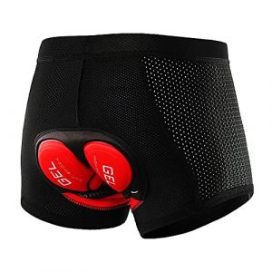 Towintec Short de Cyclisme pour Homme Caleçon avec élastique 16D Gel Rembourré Séchage Rapid Respirant Cuissard sous-vêtement de Vélo é Coussinet de Siège Résistant aux Chocs Pantalon VTT Cycliste (TOWINTEC, neuf)