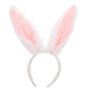 minkissy Bandeau D'oreille De Lapin Chapeau Oreilles De Lapin Oreilles De Lapin De Chien Déguisement De Lapin Blanc Bandeau De Lapin Costumes De Lapin Blanche Plastique (Master Self, neuf)