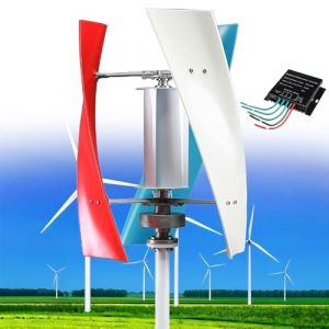Fablestoryem Kit de Générateur d'éolienne 14000W, Kit de Générateur de Vent Vertical d'éolienne 12V/24V/48V/110V/220V, équipement de Producteur d'électricité, Kit d'énergie Domestique,Color-12V (QIAOLANSHOP, neuf)