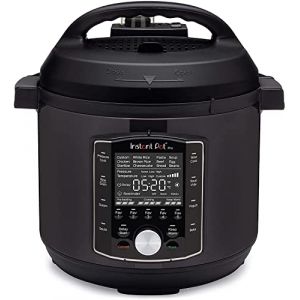 Instant Pot Pro 8, Autocuiseur Électrique Multifonction 10-en-1 - Autocuiseur, Cuiseur à Riz, Cuiseur Vapeur, Stérilisateur, Yaourtière, Sous-Vide - Acier Inoxydable Noir - 1200W, 7.6L (YESEATIS, neuf)