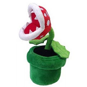 Sanei Peluche Super Mario sous Licence Officielle 22,9 cm Plante Piranha (NovaCarta, neuf)