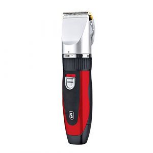 Surker Rouge Tondeuse Cheveux Professionnelle Tondeuse Barbe Rasoir Electrique Sans Fil Rechargeable avec 4 Peigne pour Enfants, Adultes, Personnes Agées,Rasoir électrique (CUCUBA, neuf)
