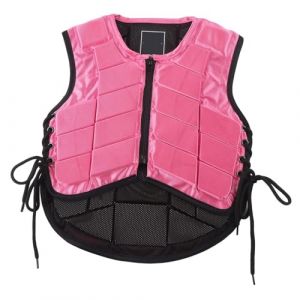 Gilet équestre pour enfants, gilet de protection équestre unisex rembourré équitation équipement de protection équitation formation Gilet de sécurité, Gilet de cavalier sûr pour les garçons et les (Wongsington, neuf)