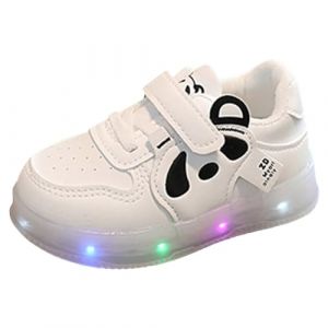 Baskets Enfants Chaussures Sport Lumineuses Tennis roulettes avec Roues Basket Clignotantes Basket-Bal Hautes Course Athlétique (heyann, neuf)