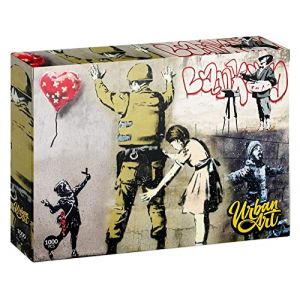 University Games U08574 Banksy Graffiti Painter Urban Art Puzzle (RAREWAVES-FR, neuf)