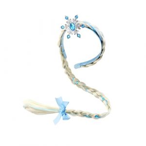 Bandeau Tress&eacute; Raiponce,Perruque Raiponce Enfant Fille,Reine Des Neiges Perruque Bandeau Longue Tresse Accessoire Princesse pour Fille Carnaval F&ecirc;te,Anniversaire Cosplay,F&ecirc;te Enfants (Yuwellbuy, neuf)