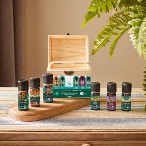 COFFRET CADEAU AROMATHEQUE SYNERGIES &Agrave; DIFFUSER - Mess&eacute;gu&eacute; (MESS&Eacute;GU&Eacute;, neuf)