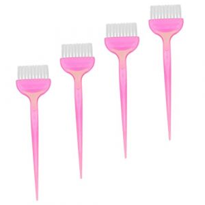 4 Pièces Brosse de soins de la des cheveux brosse à cheveux brosse de pour les cheveux de salon peigne pinceau coloration cheveux brosse de coloration des cheveux (Tsun Ki-sung, neuf)
