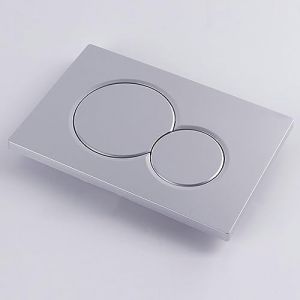 Plaque de chasse d'eau chromée pour réservoir d'eau Geberit Si*gm*a01 - Bouton de chasse d'eau caché - Panneau de chasse d'eau - Accessoires ABS - Panneau de chasse d'eau (chromé) (SimplicityABC, neuf)