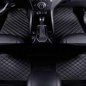 4 Pi&egrave;Ces Voiture Tapis De Sol pour Mini Cooper One John Cooper Works Cooper Countryman(LHD),Cuir Moquettes Personnalis&eacute;S Tapis De Sol Antid&eacute;Rapant Accessoires,A/Black (LuckyBasket, neuf)