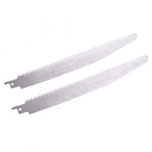 Lot de 2 lames de scie sabre en acier inoxydable S1122C pour couper les os, la viande, le bois, le m&eacute;tal, les outils, le stockage des pi&egrave;ces (Xuancaiqwq, neuf)