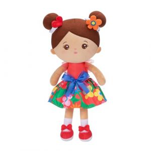 OUOZZZ Poupée africaine, en tissu doux, à la peau brune, pour les bébés et les enfants à partir de 3 mois, excellente comme cadeau de naissance, unisexe, 33 cm (Ouozzz Shop, neuf)