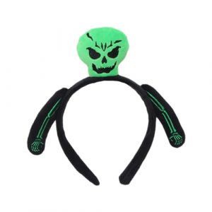Bandeau rembourré en forme de tête de mort pour femmes, étudiants, photographie, bandeau en forme de tête de mort, bandeau pour lavage du visage (QYSH-MXW, neuf)